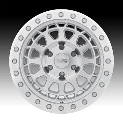 Black Rhino Primm Beadlock Machined Silver Custom Truck Wheels 3